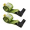 Mytee Products 4in x 5ft Roll Off Container Green Winch Strap w/Large Flat Hook, 5,400 lbs WLL, 2PK WS4x5CH-Gx2 - alternate 6
