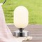 Jonathan Y Eli 8" Modern Minimalist Iron Rechargeable Integrated Portable LED Table Lamp, Nickel/White JYL7111B - alternate 7