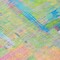 Homeroots 5' X 8' Pink Key Lime And Sky Blue Abstract Washable Indoor Outdoor Area Rug 609215 - alternate 9