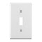 Leviton Wallplate, 4-1/2 in L, 2-3/4 in W, 1 -Gang, Thermoset, White, Smooth, 10PK M24-88001-WMP - alternate 1