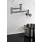 Kingston Brass Wall Mount Pot Filler Faucet, Brushed Nickel KS8108CG - alternate 5