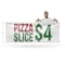 Signmission Pizza Slice $4, 48 Inch x 120 Inch, Vinyl Banner B-120-30808 - alternate 5