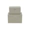 Homeroots Set of Two Beige Solid Wood And Fabric Box With Lid, 2PK 489398 - alternate 7