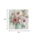 Homeroots 20" x 20" Watercolor Soft Pastel Peonies Bouquet Canvas Wall Art 398897 - alternate 3
