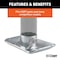 Curt Jack Foot, For: 2 in Dia Tube, 2000 lb, Pin-On Locking, Steel, Clear Zinc 28273 - alternate 4
