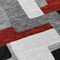 Homeroots 9' X 12' Gray Ivory And Red Geometric Washable Indoor Outdoor Area Rug 613215 - alternate 9