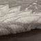 Homeroots 3' X 5' Gray Floral Stain Resistant Non Skid Indoor Outdoor Area Rug 521641 - alternate 8