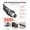 Vevor Garden Hose 100ft 5/8" Rubber Water Hose 3/4"Fitting Heavy Duty and Non-kink FYSS100ft - alternate 6