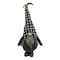 Homeroots 27" Black and White Buffalo Plaid Standing Gnome 402542 - alternate 4
