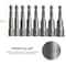 Neiko 0.25 in Drive CrV Steel Hex Shank Magnetic Nut Driver Set, 8-Pieces, 6-13 mm Metric Size 10065A - alternate 5
