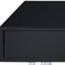 Homeroots 54" Black and Silver Writing Desk With Two Drawers 286391 - alternate 4