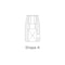 Chicago Pneumatic 1/4 in Square Drive, 8 mm, Standard, Shape A, 6 Point, Impact Socket S208M - alternate 2