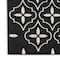 Homeroots 5' X 7' Black And Ivory Geometric Indoor Outdoor Area Rug 572642 - alternate 8