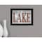 Homeroots Life is Better at the Lake 2 Black Framed Print Wall Art 407730 - alternate 5