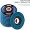 Neiko Zirconia Flap Disc, 80 Grit, Flat Type #27, 10 Pack 11256A - alternate 6