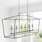 Jonathan Y Pagoda 49" 6-Light Classic Traditional Metal Linear Cage Lantern LED Pendant, Gray/Brass Gold JYL7439F - alternate 12