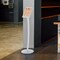M&T Displays Silver 8.5 x 11 Inch Pedestal Sign Holder with Clear Brochure Holder Menu Board Floor Standing UCUMBN1581X9002 - alternate 3