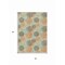 Homeroots 3' X 5' Beige Aqua And Orange Polka Dot Washable Indoor Outdoor Area Rug 614647 - alternate 7