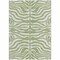 Homeroots 10' X 14' Artichoke Green And Ivory Animal Print Washable Indoor Outdoor Area Rug 600581 - alternate 8