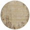 Homeroots 8' Brown And Beige Round Abstract Washable Indoor Outdoor Area Rug 612312 - alternate 8