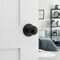 Kwikset Hall and Closet Knob, Zinc, Matte Black, 2-3/8 to 2-3/4 in Backset, 1-3/8 to 1-3/4 in Thick Door 200P 514 CP - alternate 4