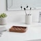 Homeroots Designer Genuine Teak Soap Dish 475848 - alternate 8