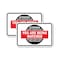 Signmission Attention Security Equipment In Use You Are Being Watch, 18'' X 24'', Heavy Gauge Aluminum, 2PK A-1824-2PACK-2591 - alternate 1