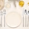 Smarty Had A Party Silver Moderno Plastic Cutlery Set - Spoons, Forks, Knives, Mini Spoons, Mini Forks (300 Guests), 1500PK 9330-SSPCS-CASE - alternate 5