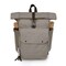 Picnic Time Family Of Brands Carmel Roll Top Picnic Backpack Cooler with Utensil Set & Glass Water Bottles, Gray 529-10-105-000-0 - alternate 8