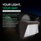 Beyond Led Technology SANTAFE, LED Wall Pk , Adj Wt 76W/105W/125W, 16250 Lm, Adj CCT 3K/4K/5K, 120-277Vac, Bronze, IP65 156868 - alternate 6