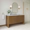 James Martin Vanities Hudson 60" Single Vanity, Honey Oak w/ 3 CM Carrara Marble Top 435-V60S-HNO-3CAR - alternate 7