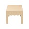 Bali & Pari Mason Grasscloth Coffee Table with Scalloped Apron 266-14583-ZORO - alternate 6