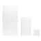 Lavish Home 6PC Bathroom Towels Set 100% Cotton Bathroom Accessories Soft Towel Set for Shower, Gym, Dorm, Spa 67-0035-WHT - alternate 7