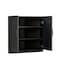 Homeroots 31in Black Wood Corner Accent Cabinet 693400 - alternate 5