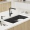 Blanco Precis SILGRANIT 32in Super Single Undermount Kitchen Sink - Anthracite 440149 - alternate 5