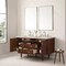 James Martin Vanities Amberly 60" Double Vanity, Mid-Century Walnut, w/ 3 CM Siberian Silestone Top 670-V60D-WLT-3SFR - alternate 7