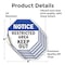 Signmission Notice Restricted Area Keep Out, 4 inch X 4 inch, Vinyl Decal, 5PK OC-D-5PACK-4-176 - alternate 3