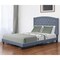 Homeroots Gray Tufted Upholstered King Bed Frame 526868 - alternate 1
