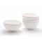 Homeroots White Four Piece Porcelain Service For Four Bowl Set 483502 - alternate 1