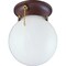 Boston Harbor Ceiling Light Fixture, 0.5 A, 120 V, 60 W, 1-Lamp, A19 or CFL Lamp, Metal Fixture F30153375 - alternate 1
