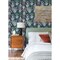 A-Street Prints Harper Teal Floral Vase Wallpaper 4120-72001 - alternate 4