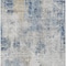Homeroots 5' X 8' Denim Blue And Sky Blue Abstract Washable Indoor Outdoor Area Rug 587867 - alternate 8