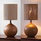 Jonathan Y Abram 22.75" Rustic Bohemian Resin/Metal Round Table Lamp with Paper Rope Shade, Brown Finish JYL9203A - alternate 7