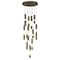 Euf Ronda, Chandelier , 11-Light, 20", Weathered Brass, Alabaster 50119-011 - alternate 6