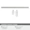 Amerock Versa 8-13/16 in 224 mm Center-to-Center Satin Nickel Cabinet Pull BP36915G10 - alternate 4