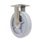 Vestil Thermoplastic Rubber Rigid Caster 8 In. Diameter x 2 In. Width 675 Lb. Capacity Gray CST-E-SS-8X2TPR-R - alternate 5