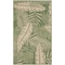 Homeroots 3' X 5' Green And Ivory Palm Leaf Indoor Outdoor Area Rug 554898 - alternate 1