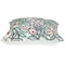 Homeroots 22" Green and White Cotton Throw Pillow with Embroidery 529264 - alternate 5