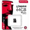 Kingston 64GB microSDXC Industrial C10 A1 pSLC Card Single Pack w/o Adapter SDCIT2/64GBSP - alternate 4