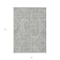 Homeroots 5' X 8' Gray And Ivory Abstract Washable Indoor Outdoor Area Rug 594936 - alternate 6